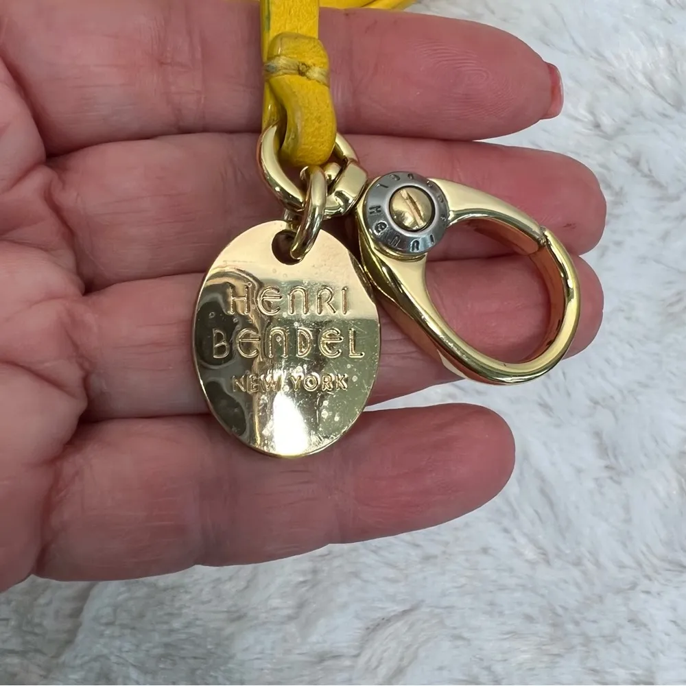 Henri Bendel Mini Crossbody Mustard Color - Image 16