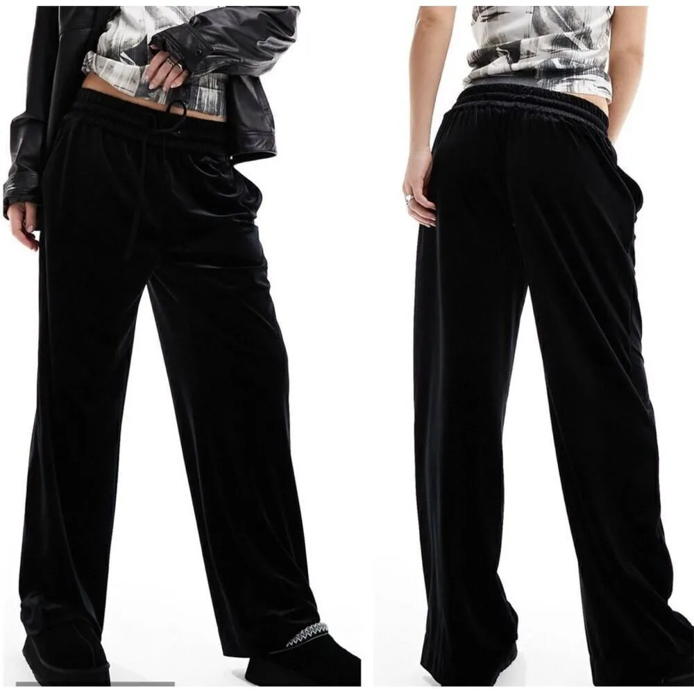 NWT All Saints Tyler Velvet  Wide Leg Trouser Pants - Image 6