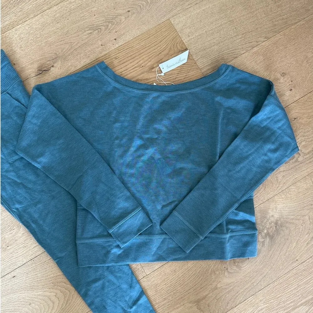 Travis Mathew - Beyond The Coast Pants Portugal Top Heather North Atlantic Green - Image 2