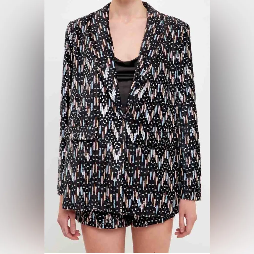Endless Rose  Sequin Blazer - Image 5