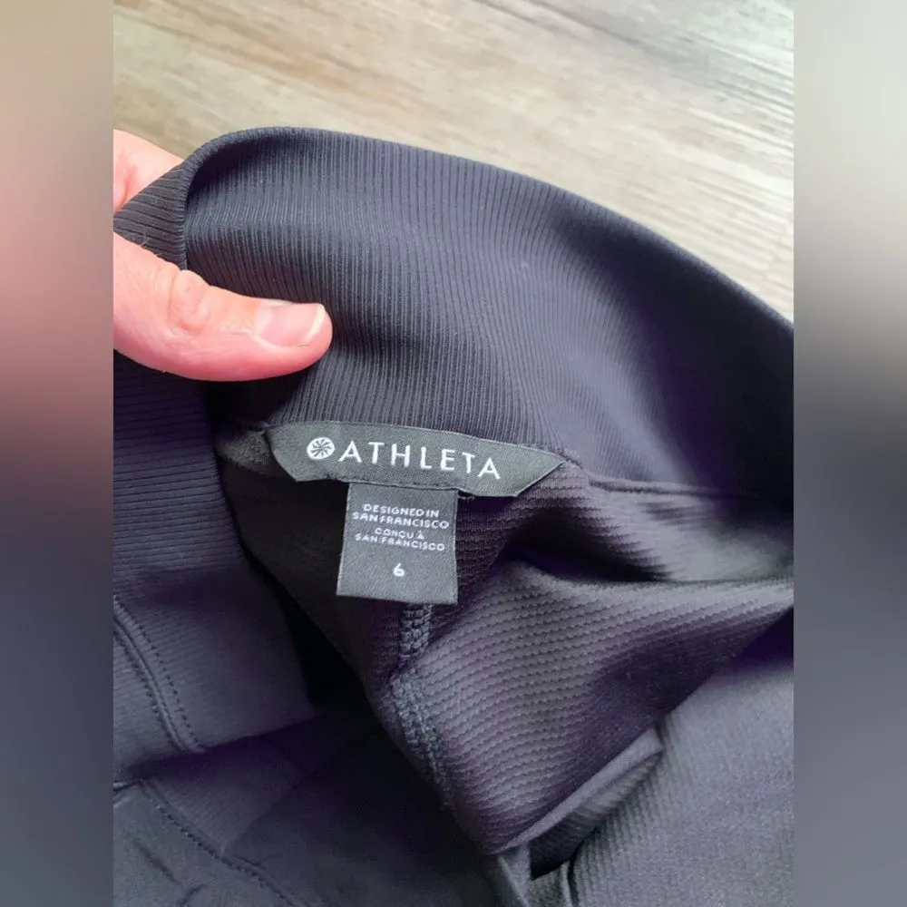 Athleta Brooklyn Skort Athletic Tennis Skirt Activewear Workout Black Size 6 - Image 9