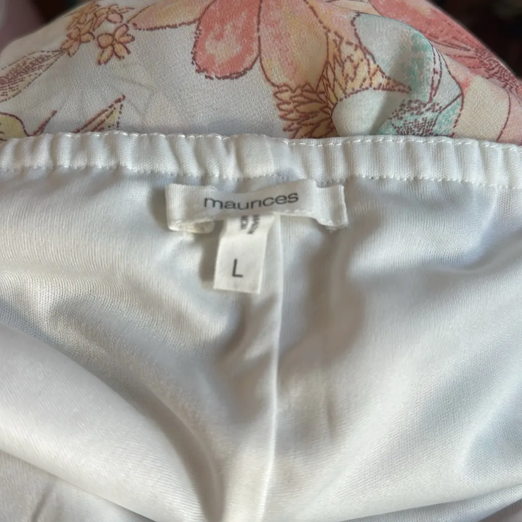 Maurices Floral Halter Midi Dress, Large - Image 3