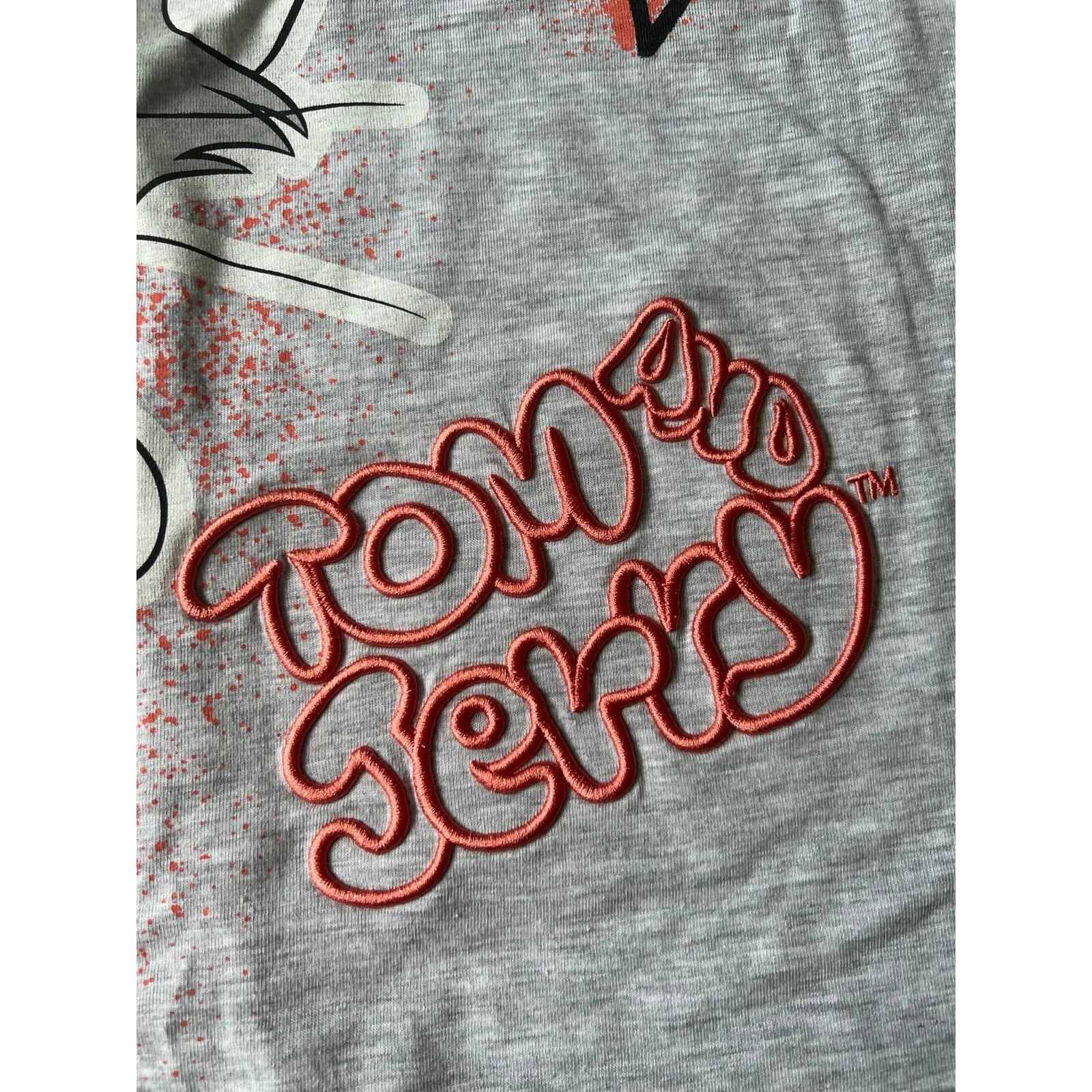 Tom and Jerry Women's Embroidered Graphic‎ Print T - Image 3