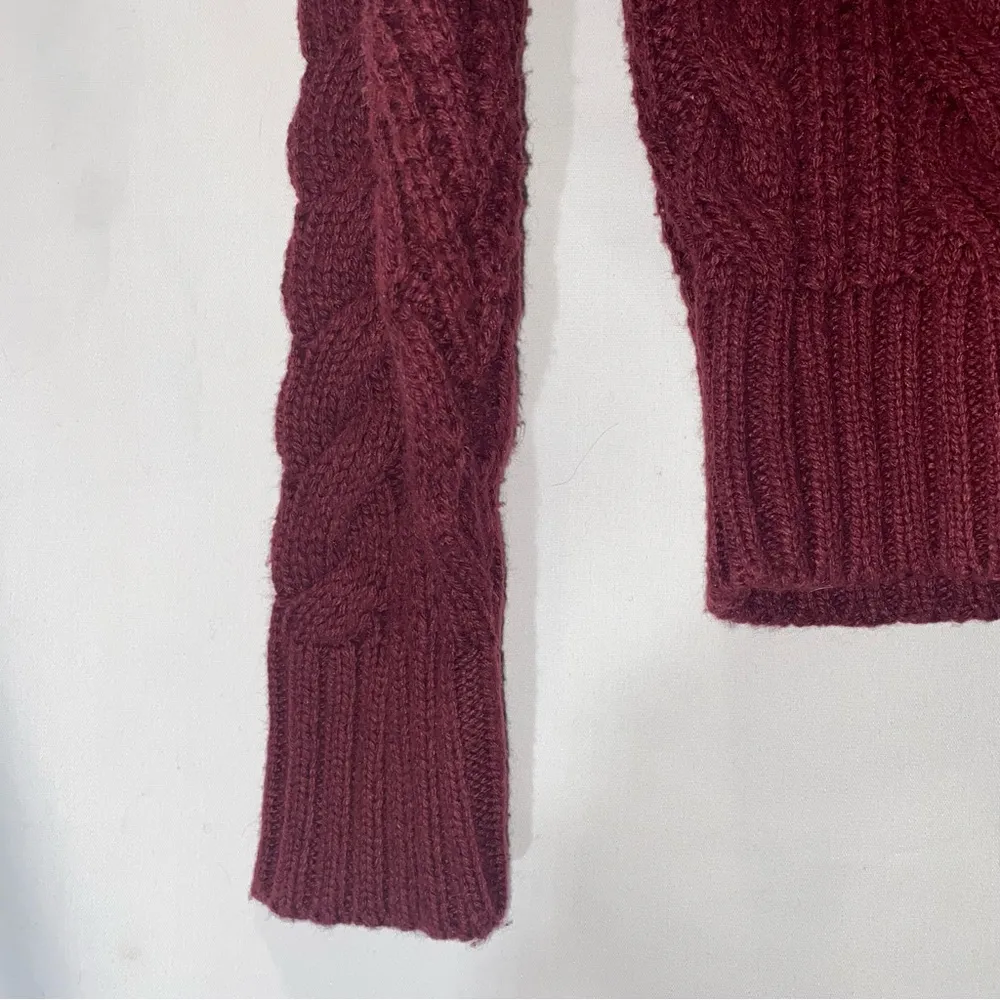 A New Day Mock-neck Burgundy Sweater Women’s XS - Image 6
