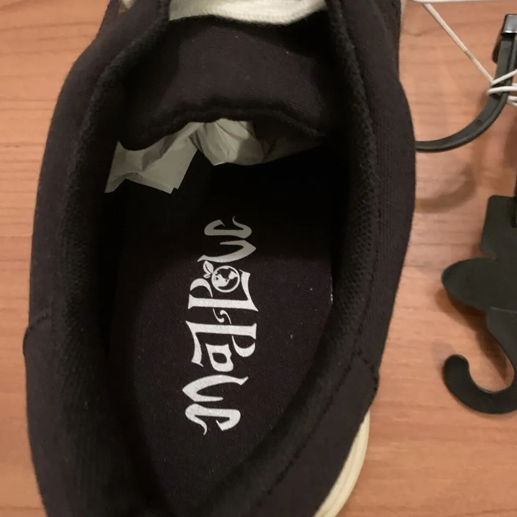 Mad Love Sia Apparel Women's Lace Up Canvas Shoes Sneakers Size 9 Black - Image 8