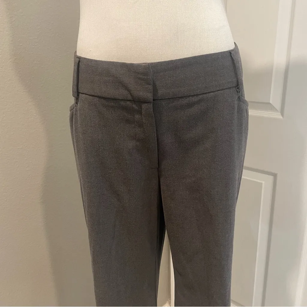 MICHAEL Michael Kors Grey Gramercy Fit Dress Pants Straight Leg Small women’s - Image 2