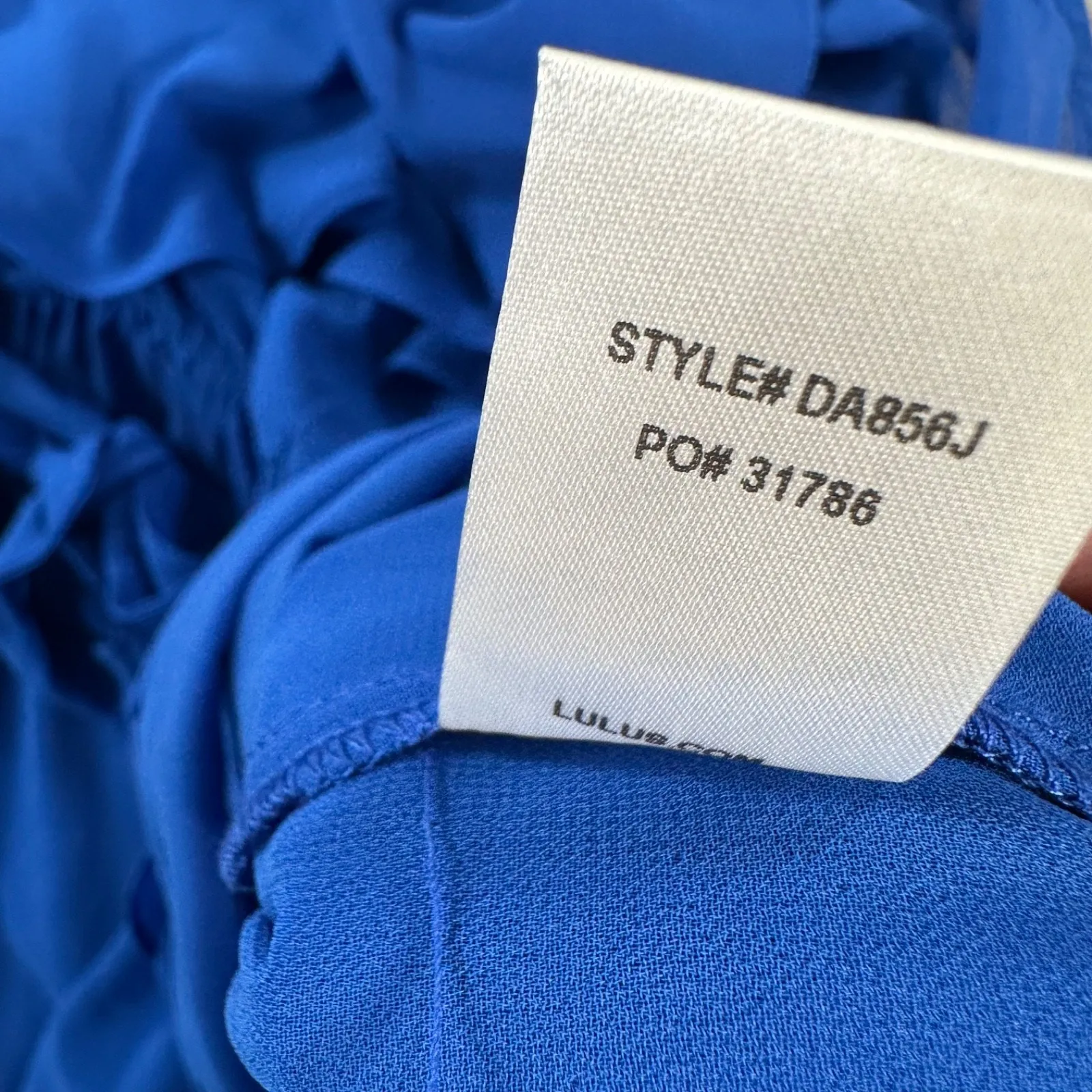 Lulus Royal Blue Surplice Romper Women's Small Wrap Belted V - Image 11