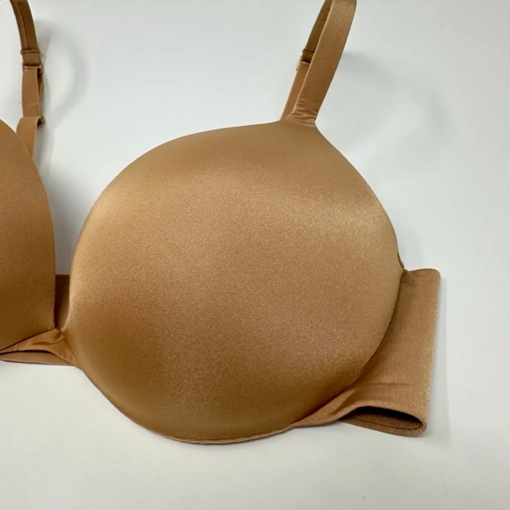 SKIMS‎ Ultimate Bra Teardrop Push Up Plunge bra Ochre size 36D NWT - Image 5