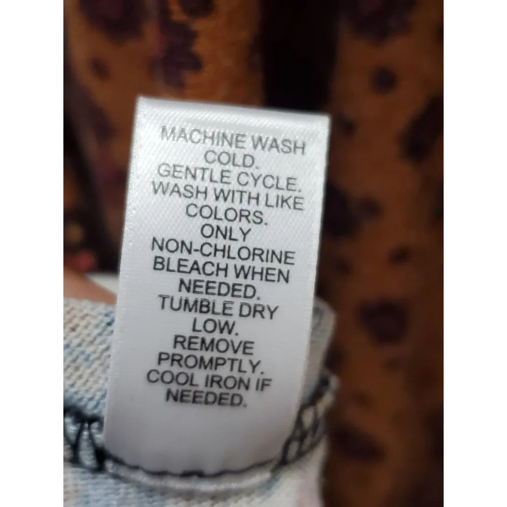 Est. 1946 Women Brown Polyester Sleeveless Casual Open Front Vest Size Large - Image 9