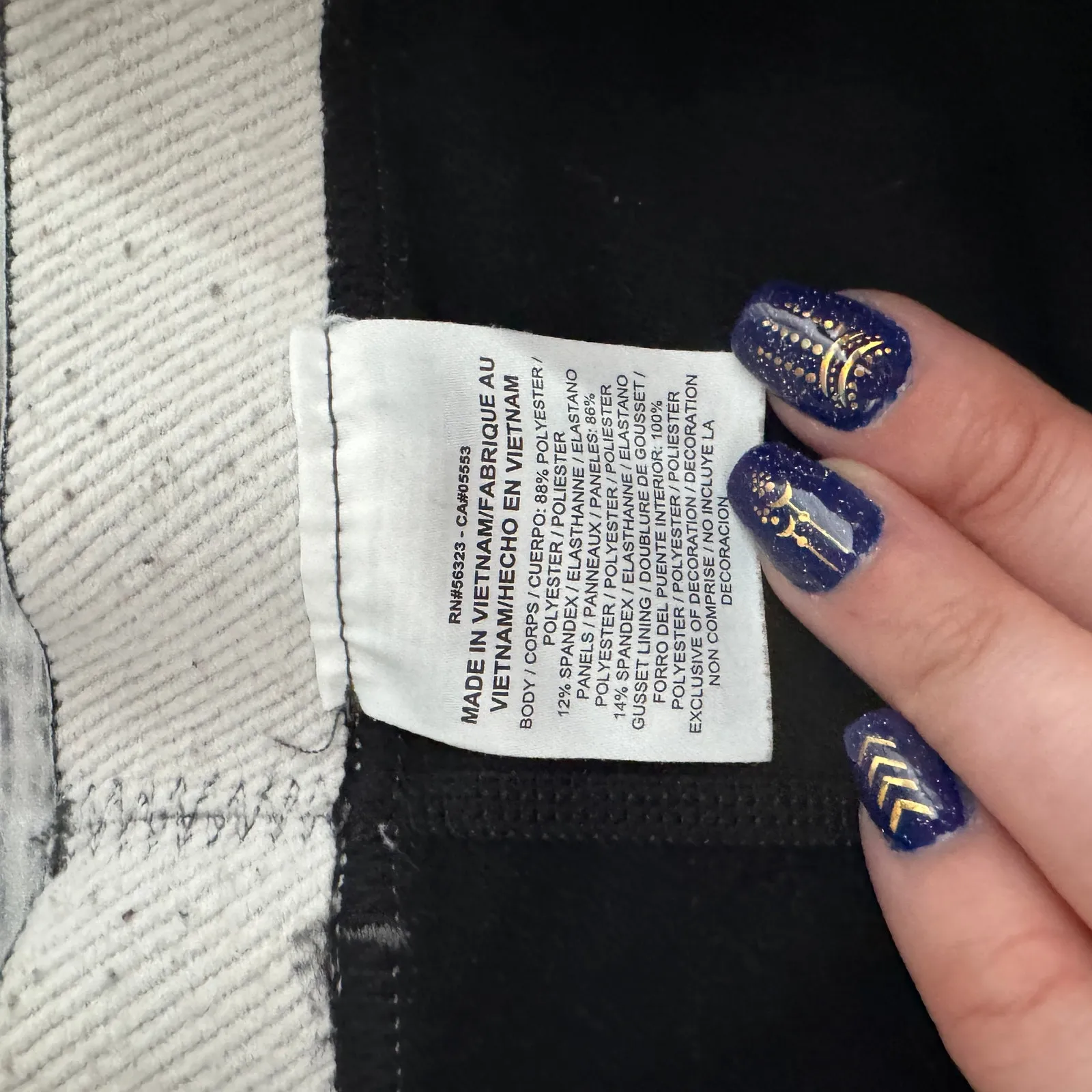 Nike Pro Compression Leggings Black Athletic Training Tights M - Image 3