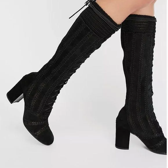 Free People x Silent D Blaire Lace-Up Boots US 8 - Image 2