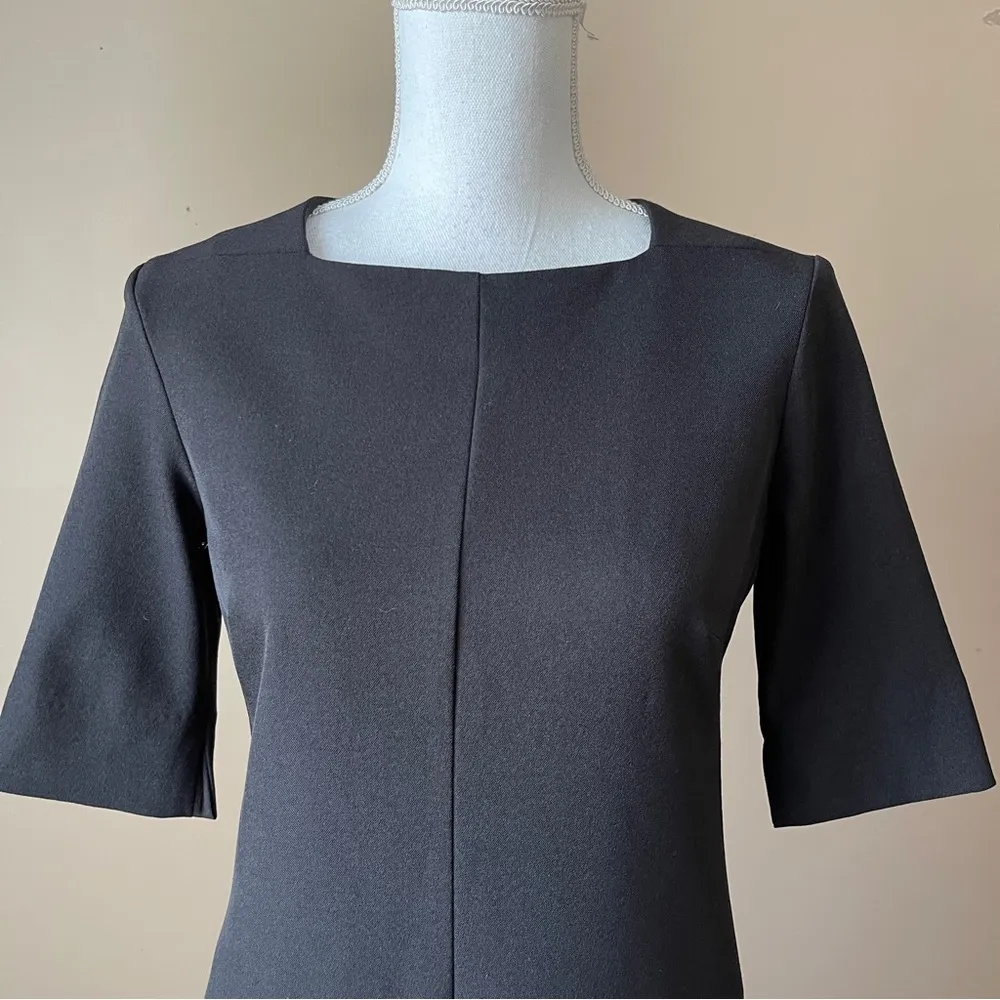 M.M. LAFLEUR | Black A-line Dress Sz 4 - Image 2