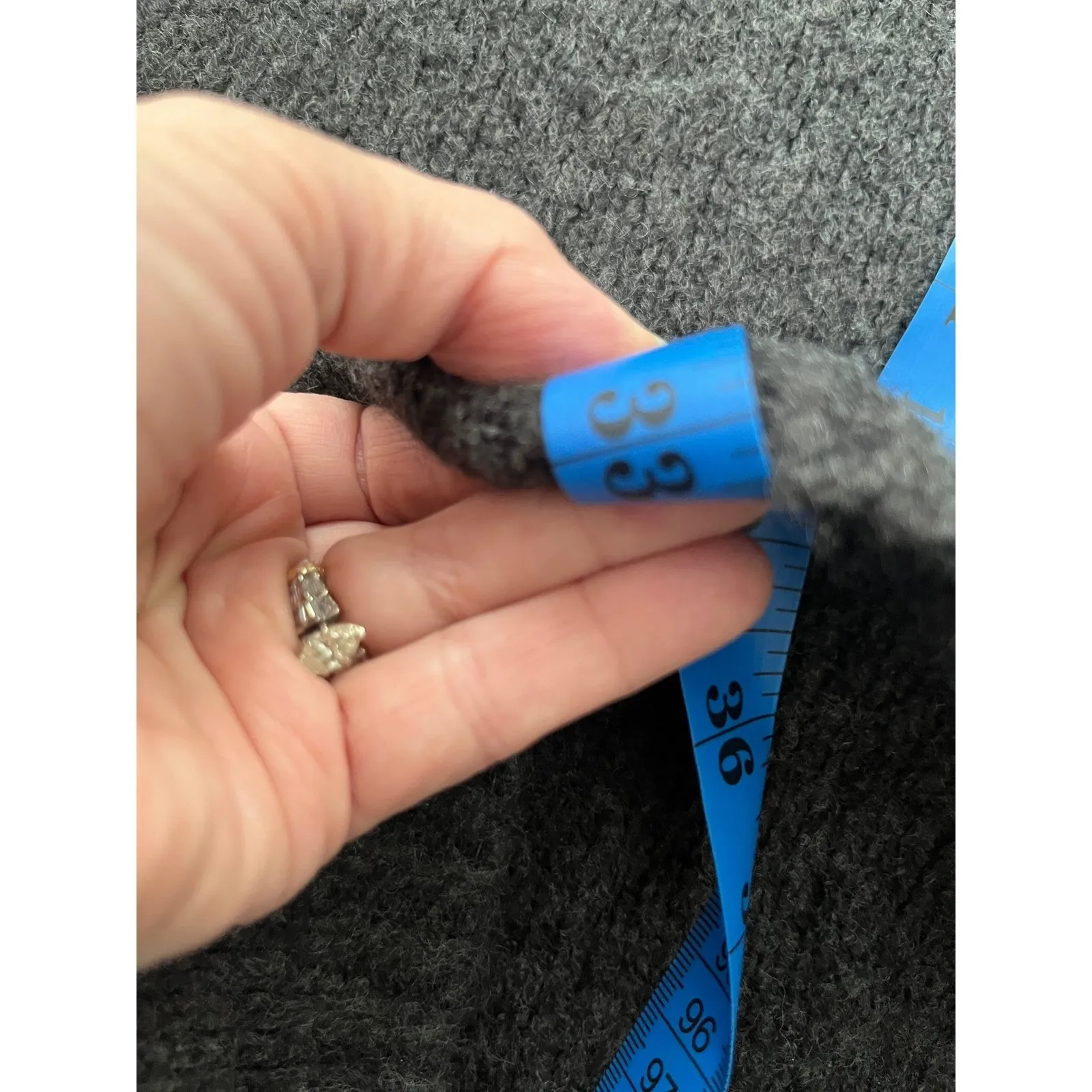 Aerie Alpaca Blend Oversize Tunic Sweater Dress Gray Soft Cozy Winter Knit Small - Image 8