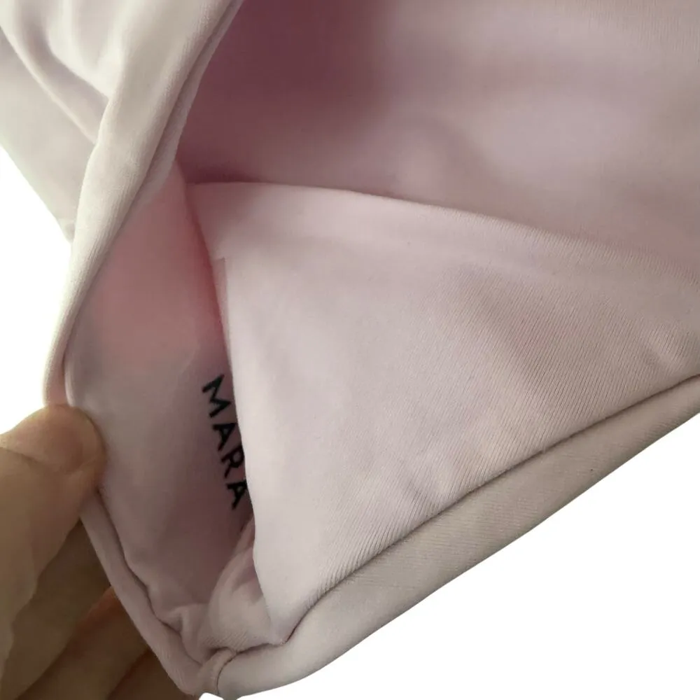 Mara Hoffman Jay Pastel Pink High Waisted Tie Waist Bikini Swimsuit Bottoms XL - Image 6