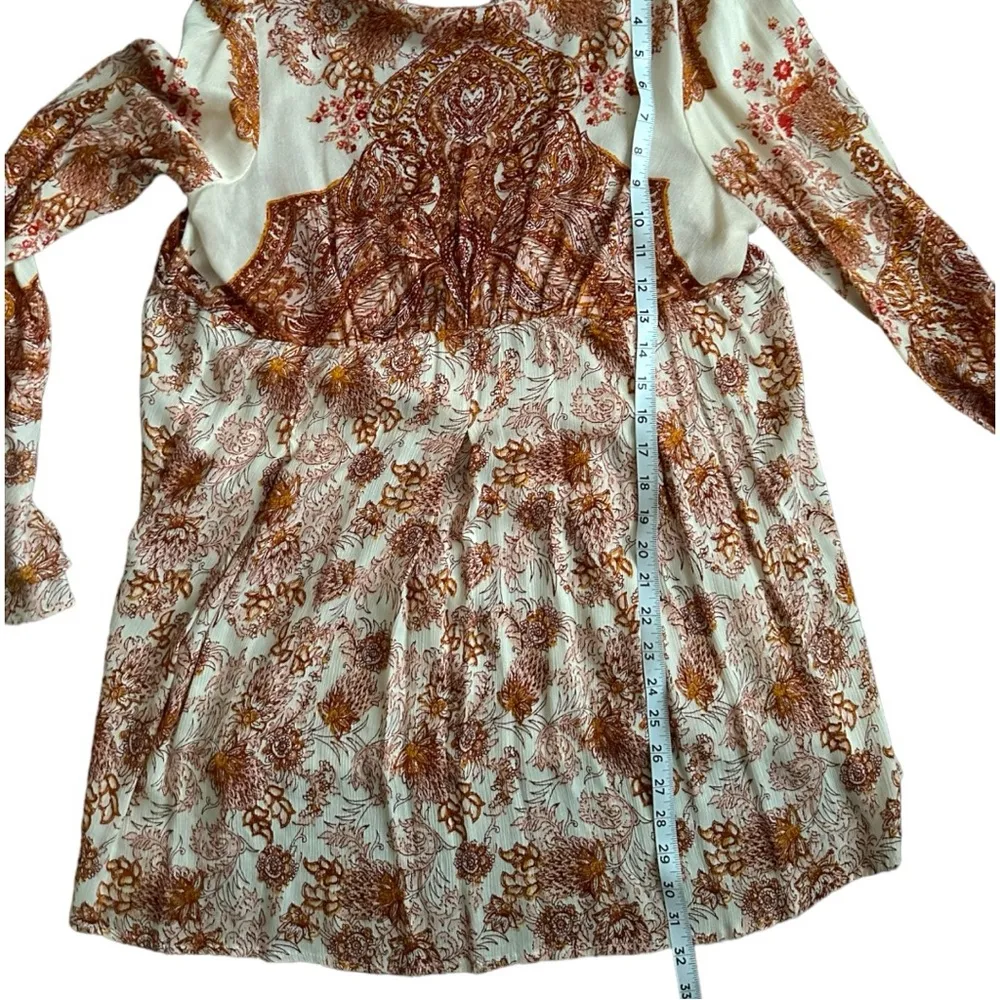 NEW Free People Lady Luck Printed Tunic Size Large - Image 7