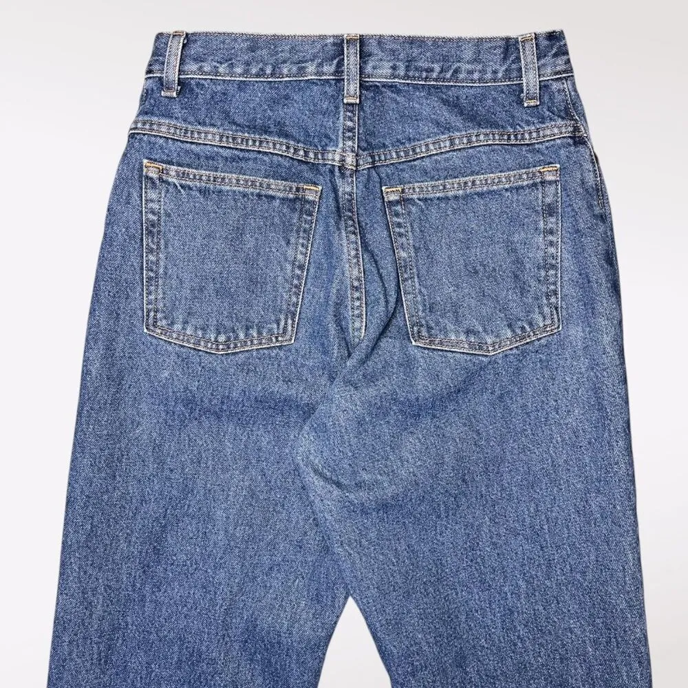 VTG L.L. Bean Original Fit High Rise Denim Jeans Straight Leg Size 8 - Image 8