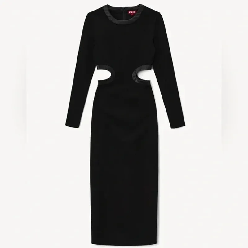 STAUD‎ Dolce Dress Vegan Cutouts NWT - Image 4