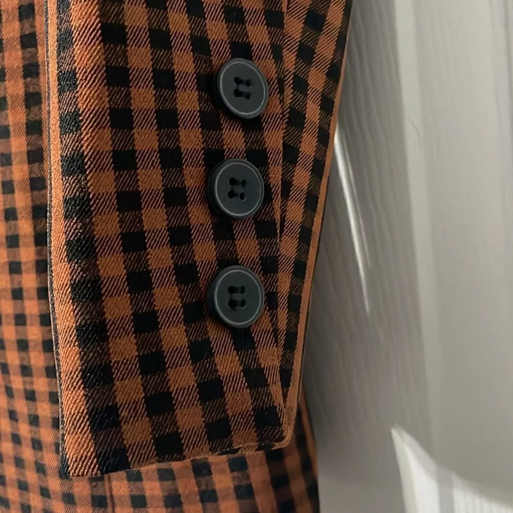 Becca Tilley X BAR III Powersuit Gingham Blazer‎ Size XS - Image 11