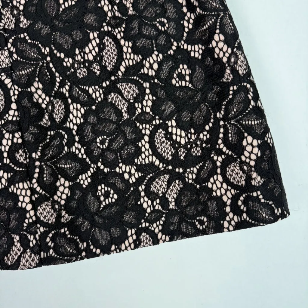 Alexia Admor Maeve Mini Lace Skirt Floral Black Size 6 EUC - Image 12