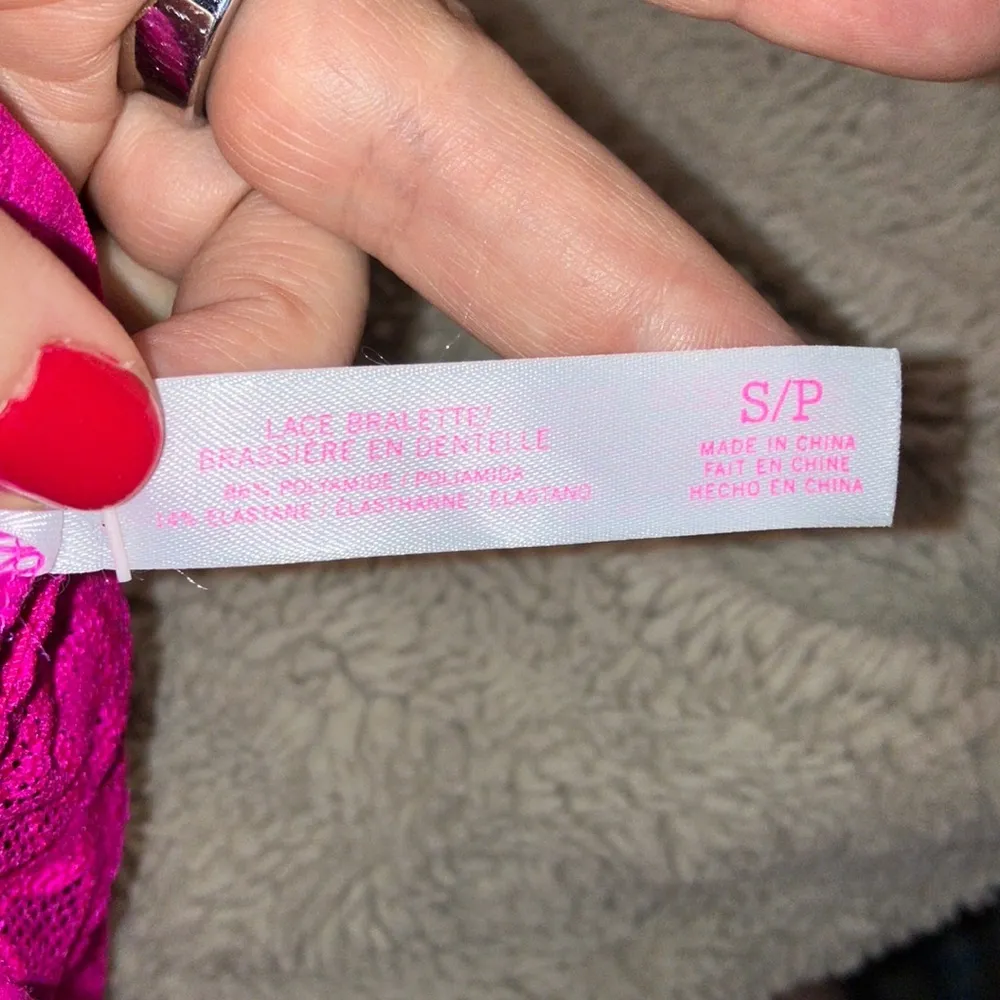 🎉4 for $20 Pink by Victoria’s Secret Lace Bralette, Small - Image 6