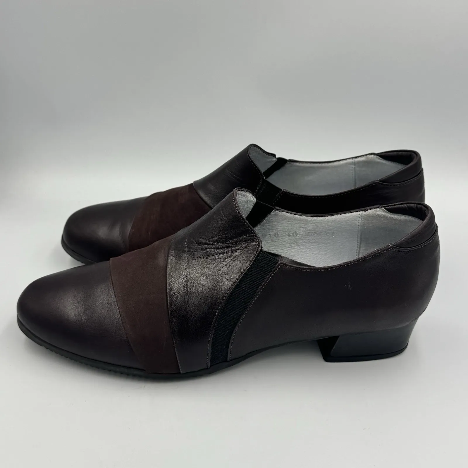 Beautifeel Pump Ankle Boot Women 40 Shoes Brown Suede Leather Slip On Comfort Size 9.5 - Image 5