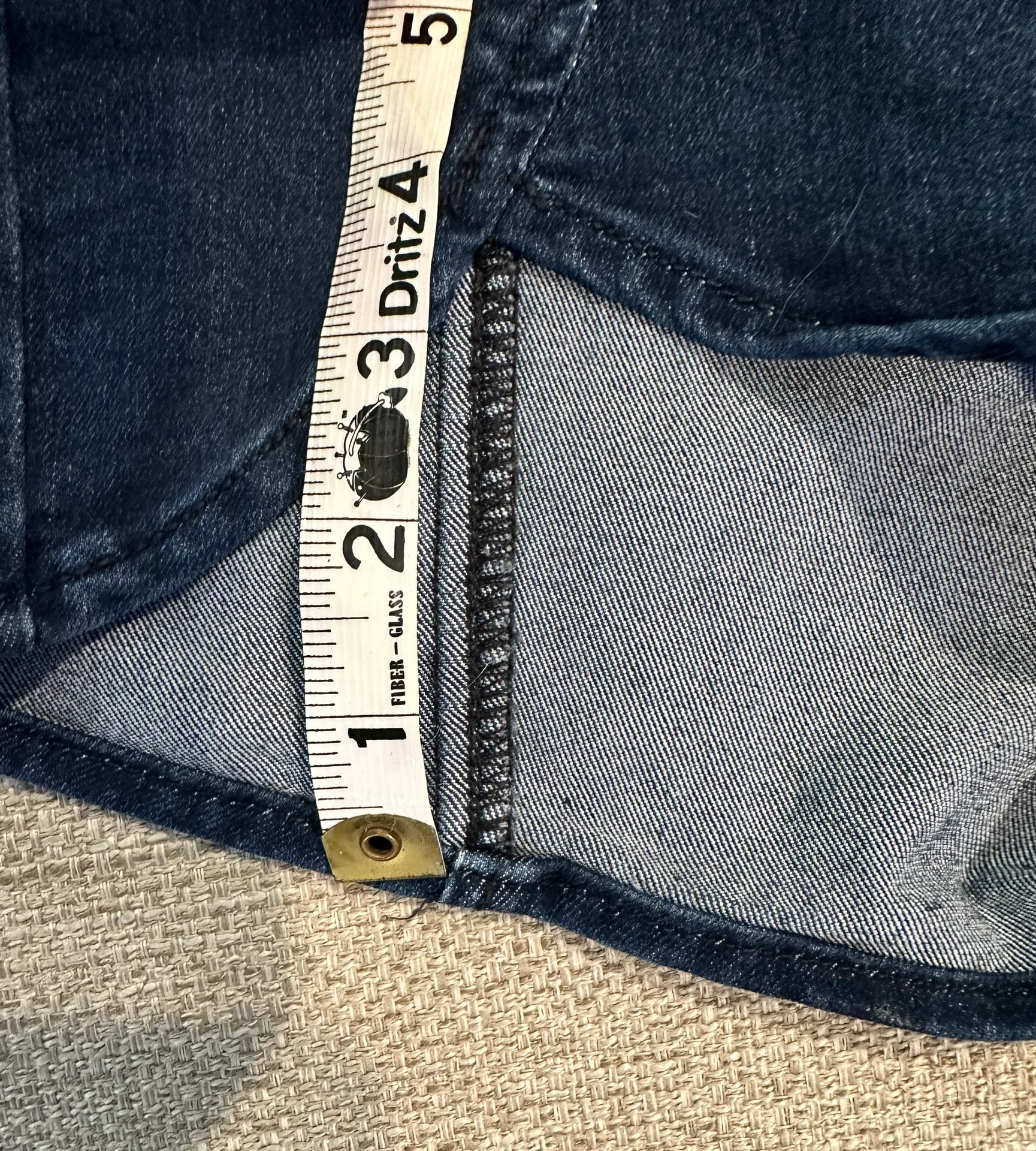 Denim Petal Dark Wash Shorts - Image 5