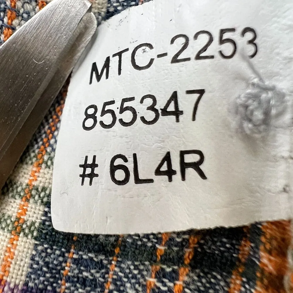 Orvis Women's Long Sleeve Button Up Indian Madras Plaid Shirt Size 14 Classic - Image 10