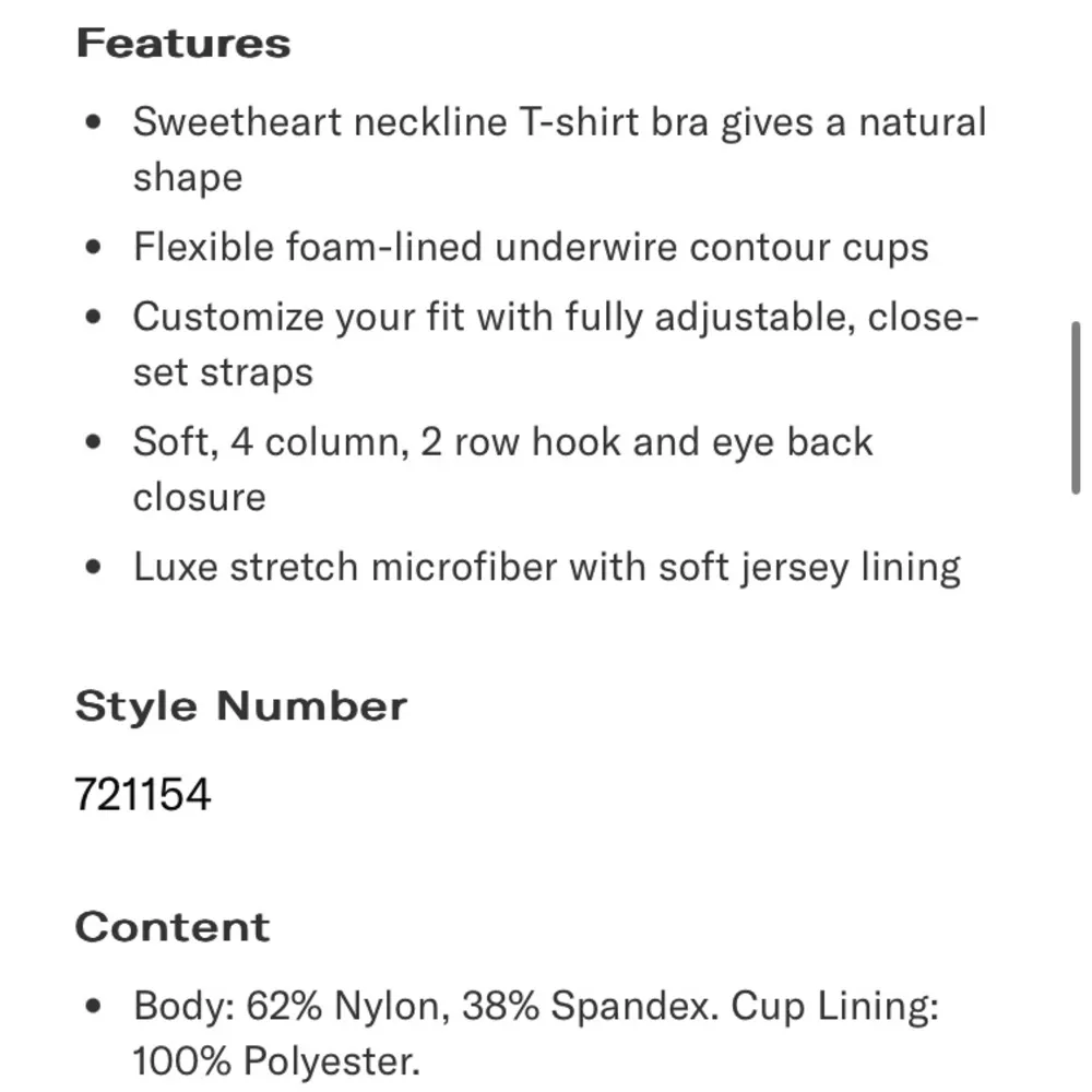 Natori  Nude Bliss Perfection 721154 Lightly Lined Underwire Bra 34DDD 34F - Image 8