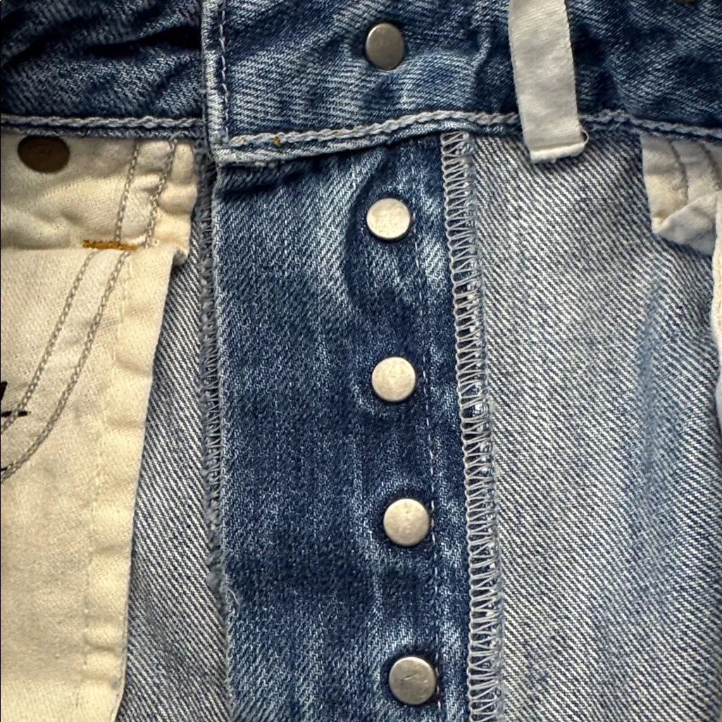 Grlfrnd Denim High Rise Jeans Devon Button Fly 100% Organic Size 24 EUC #5970 - Image 10