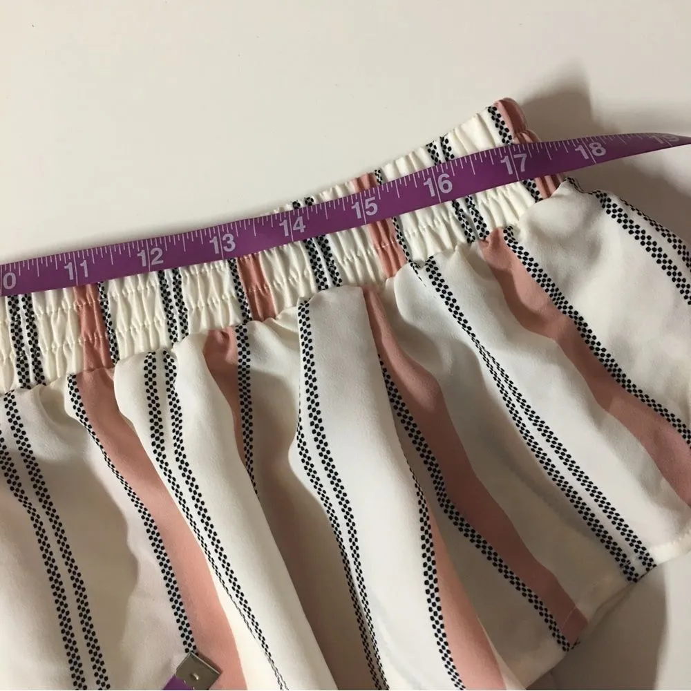 Forever 21 Cream Striped Off-the-Shoulder Crop Top Size S NWT - Image 6