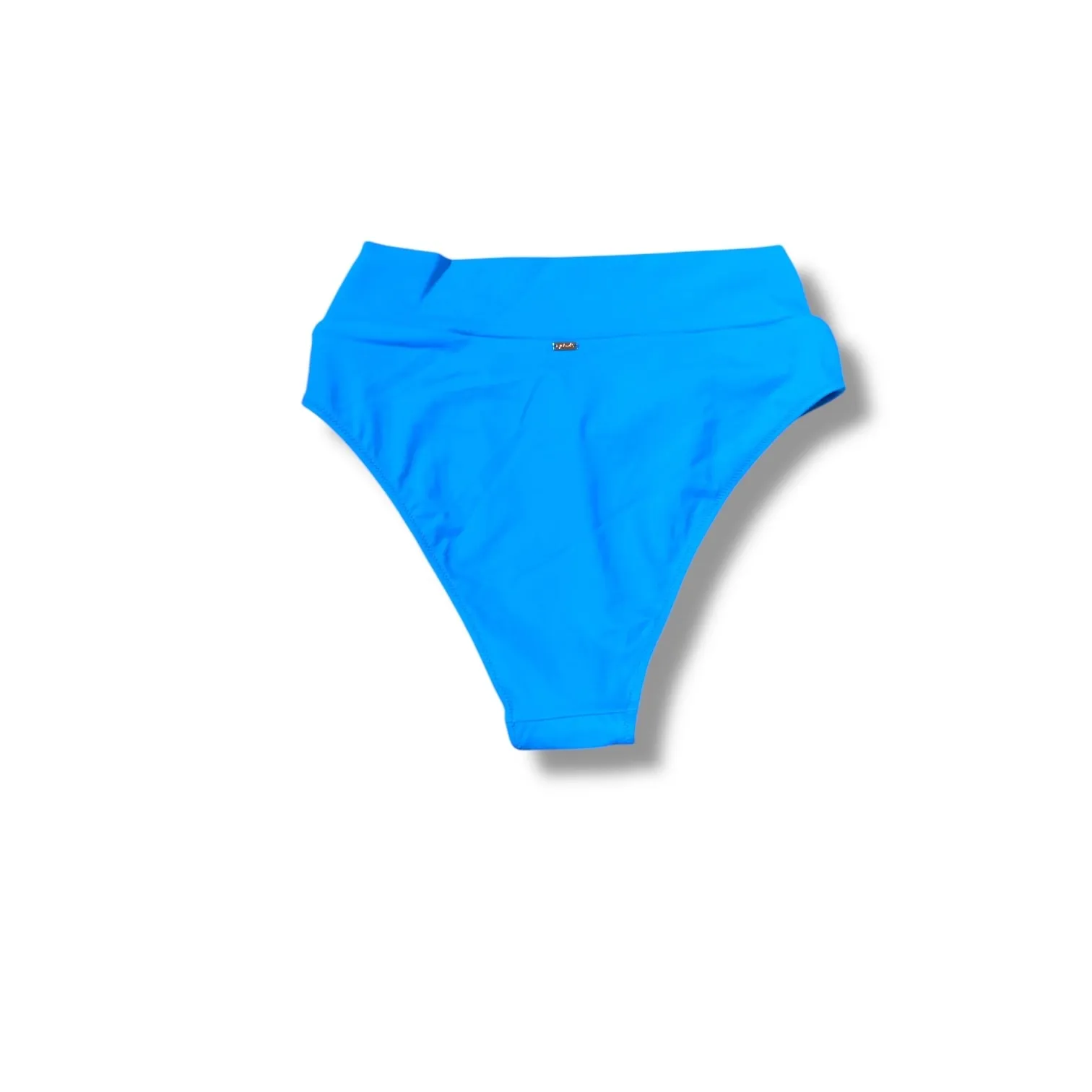 Victoria's Secret PINK NWT Bikini Bottom Women's Small Blue High Waist Swim - Image 3