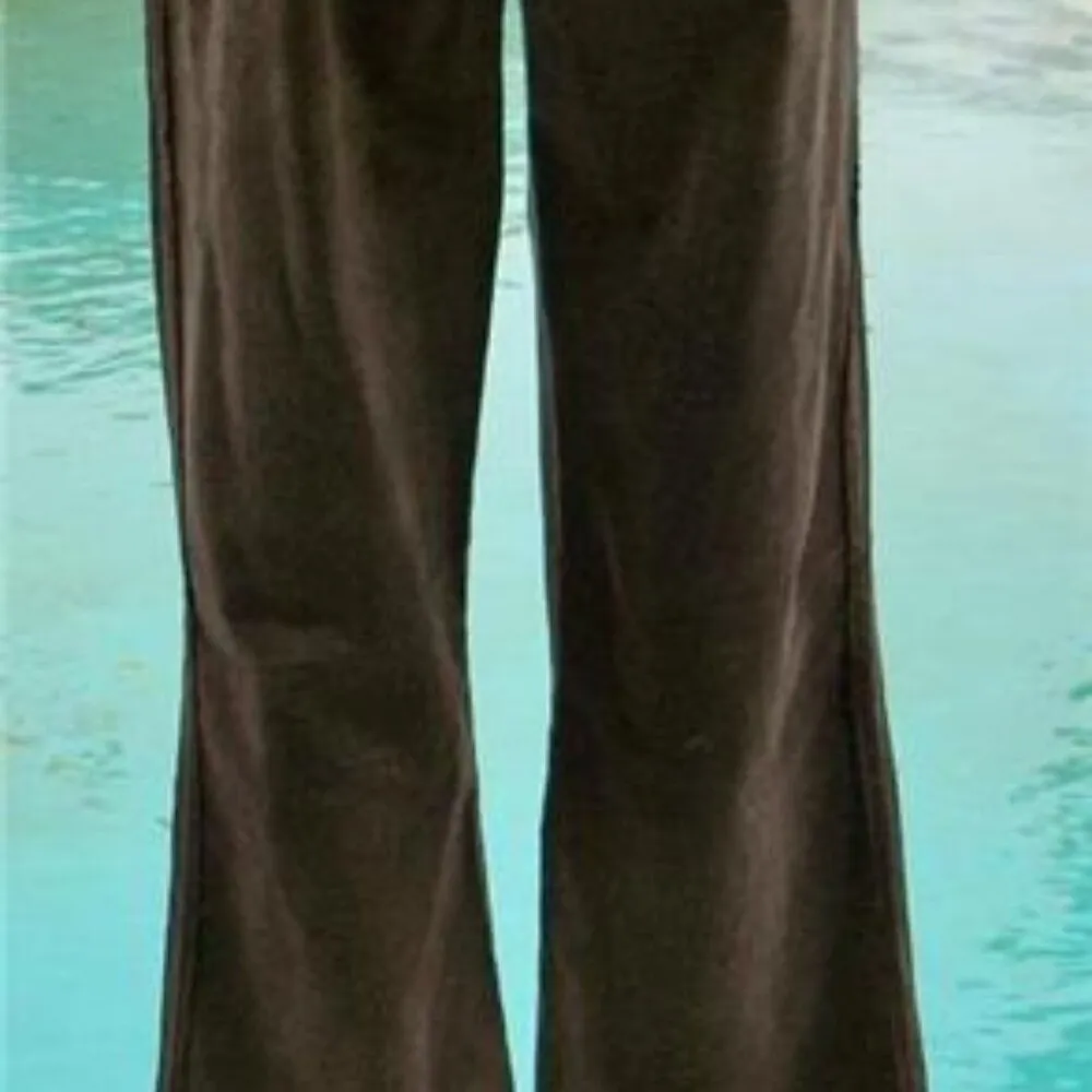 Cache Velvet Corduroy Embellished Pant New Ice Brown Stretch $178 10/12 L NWT - Image 10