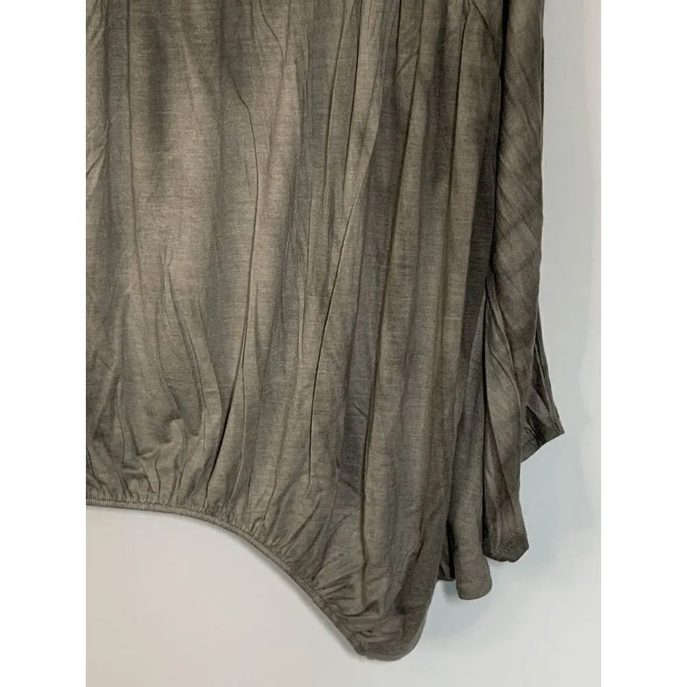 Blue Buttercup Butterfly Sleeve Dye Print Top size Medium - Image 2