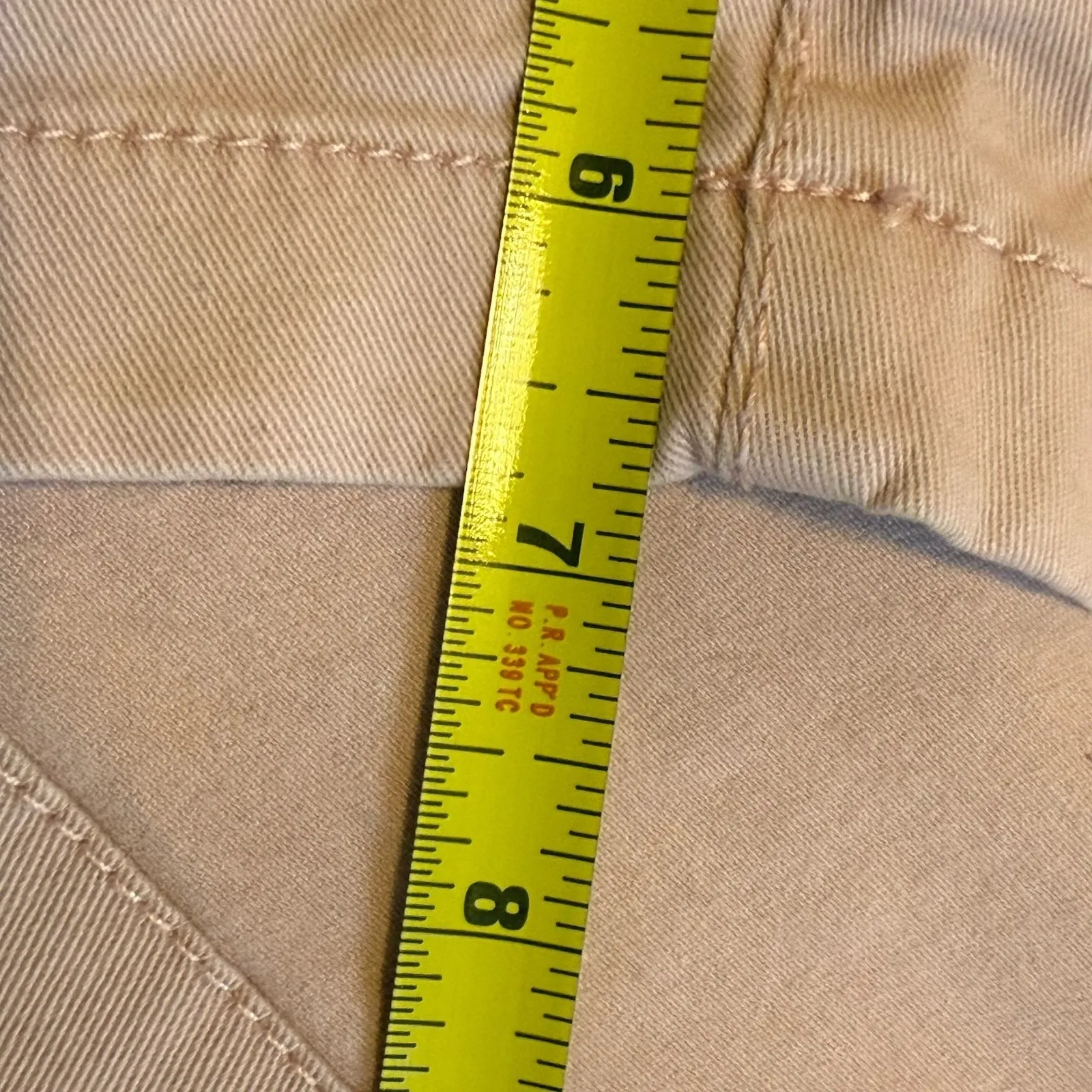 ANA New Approach Mid Rise Twill Short Stretch‎ Peach Pocket16W Trendy Everyday # - Image 8