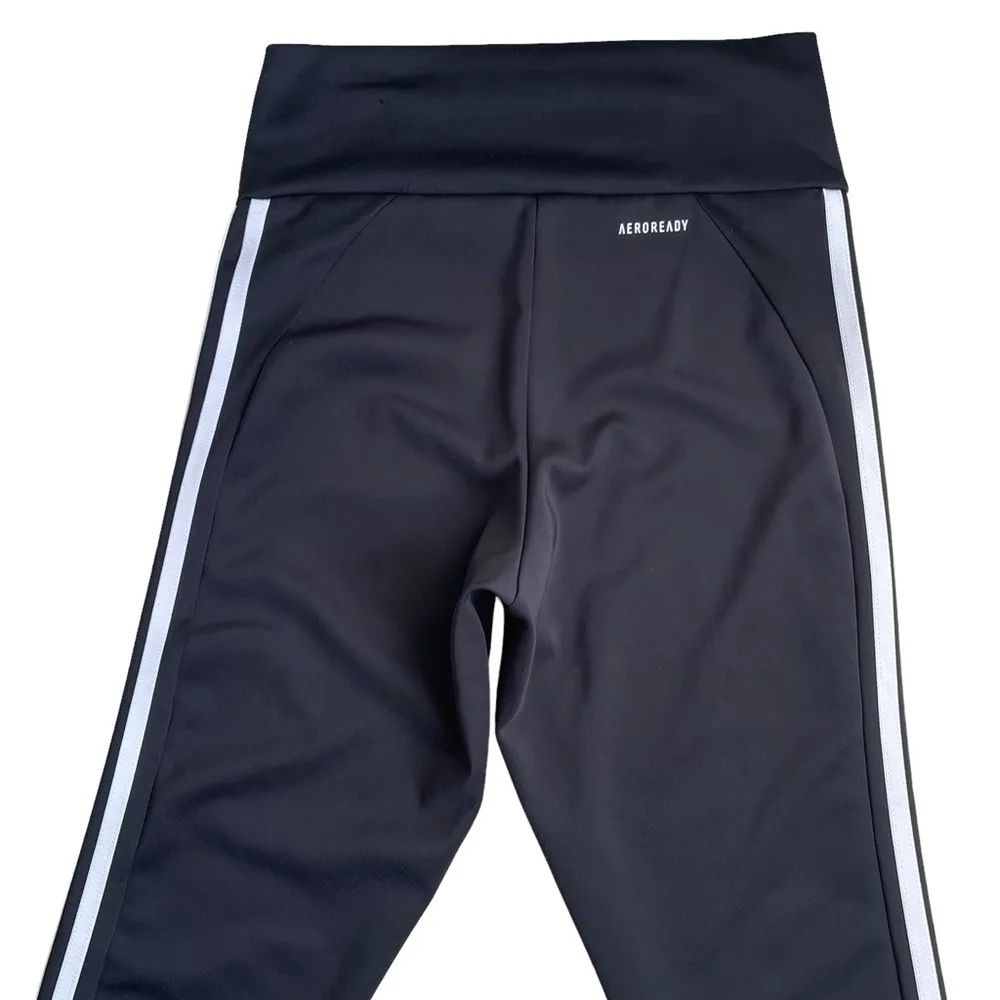 Adidas Women’s Three Stripes Aeroready Leggings Size S Black Athletic Yoga - Image 8
