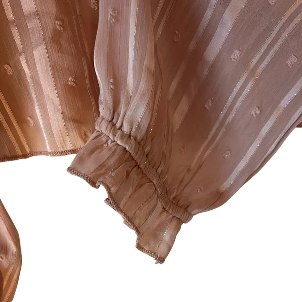 Kirious Los Angeles Cropped‎ Pink Blouse Size M Size M - Image 2