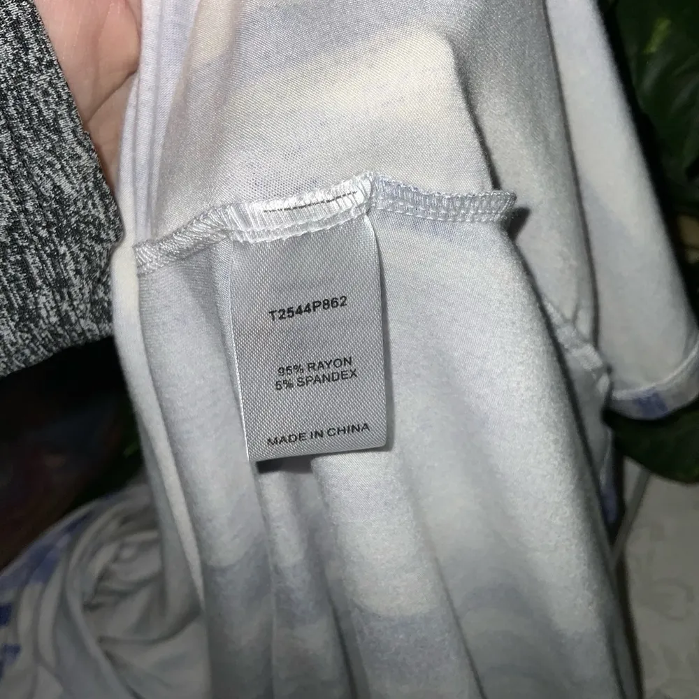 NWT  Blue & White Off Shoulder Stretchy Maxi Casual Vacation Dress S - Image 10