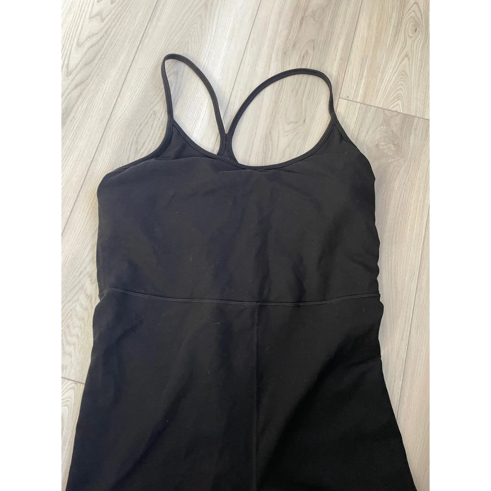 Old Navy Active Romper‎ XL Black PowerChill Go-Dry Sleeveless Athletic - Image 2