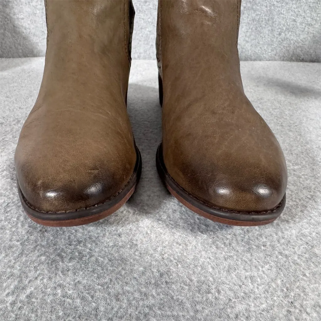 Comfortiva Cadwin Women's Ankle Booties Olive Green Size 11W - Image 4