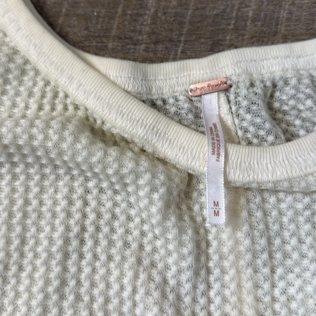 Free People Sleeveless Rainbow Graphic Top Size M White Size M - Image 2