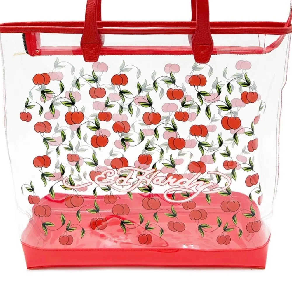 NWT Ed Hardy Cherry Clear Tote Bag - Image 2