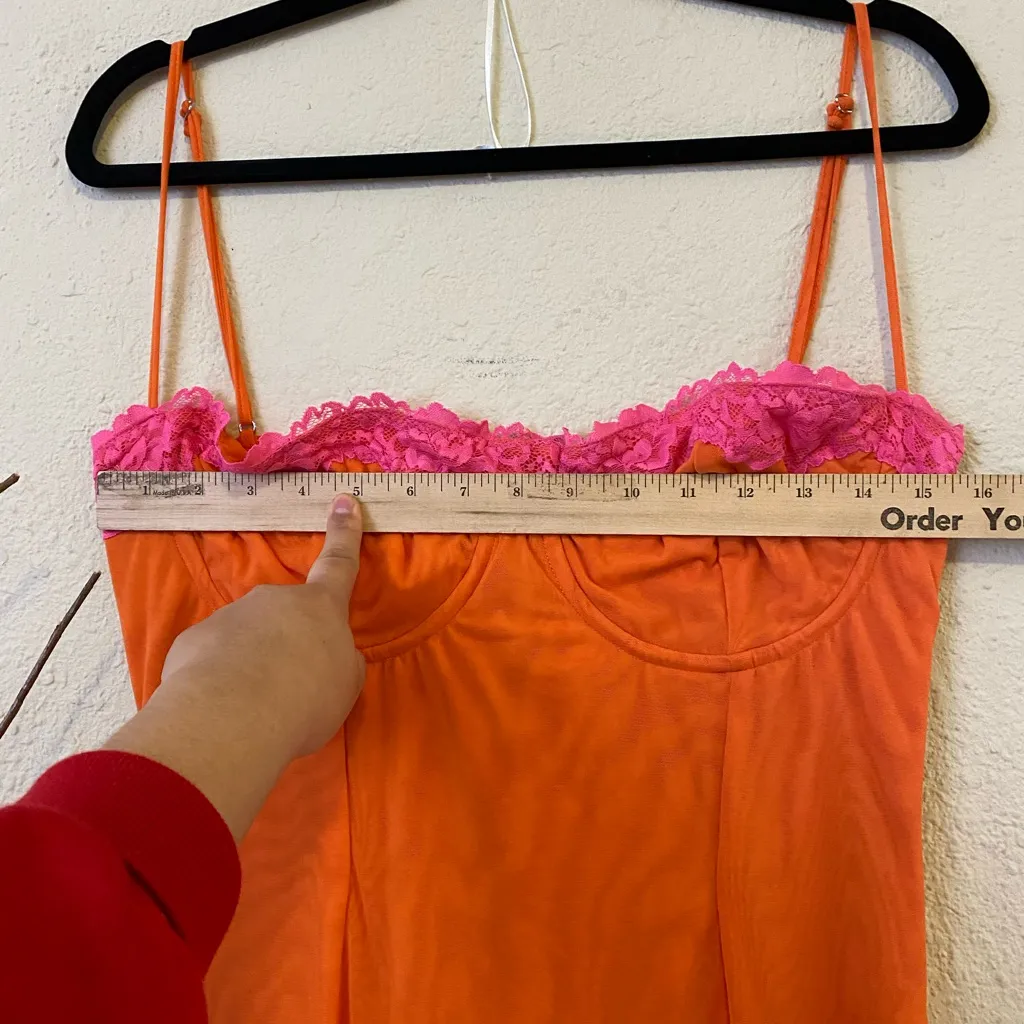 HOUSE OF CB 'Aiza' Flame Orange Maxi Dress NWOT size‎ XL - Image 8