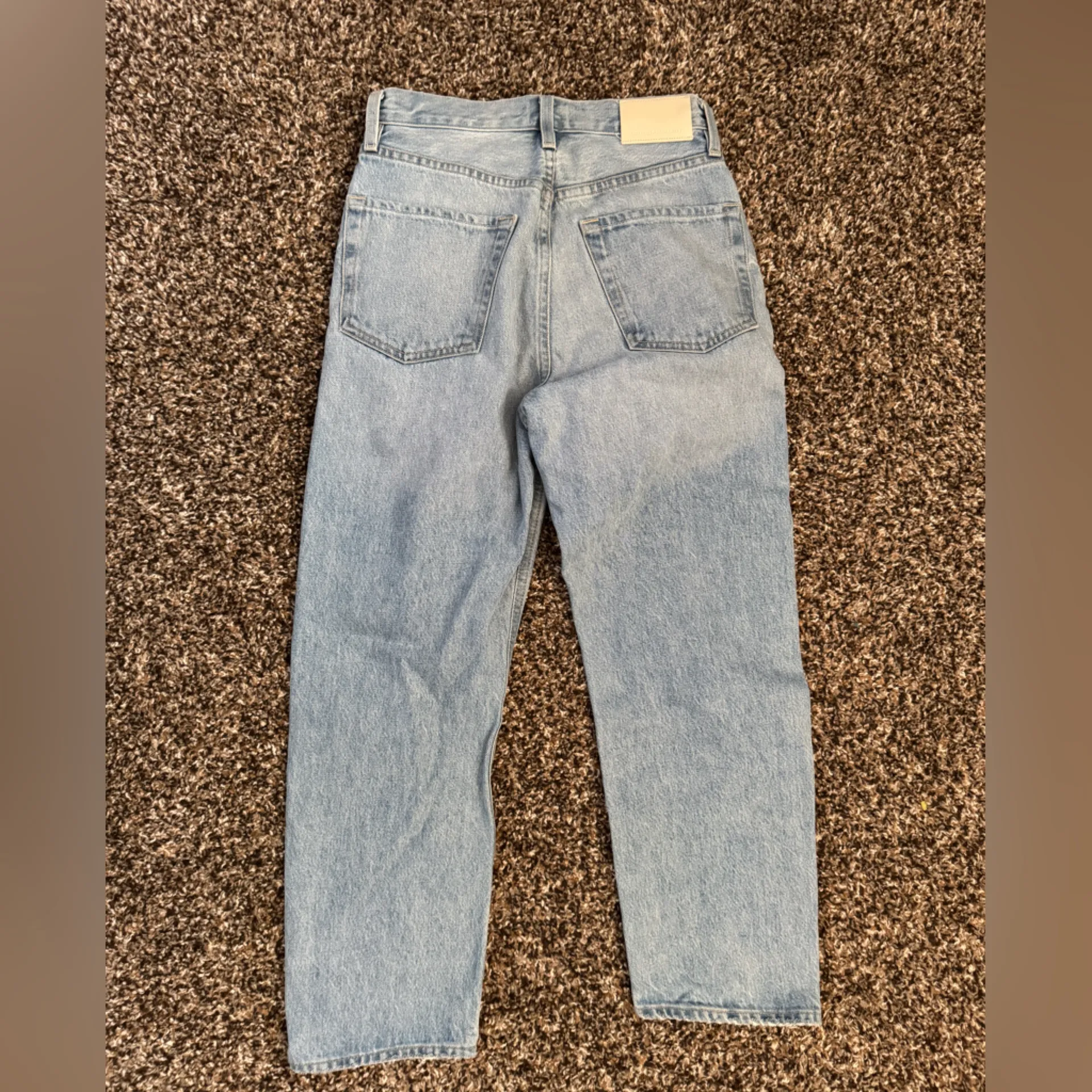 Citizens of Humanity Dahlia Bow Leg Baby Roll Size 23 in Ribbon Light Wash - Image 8