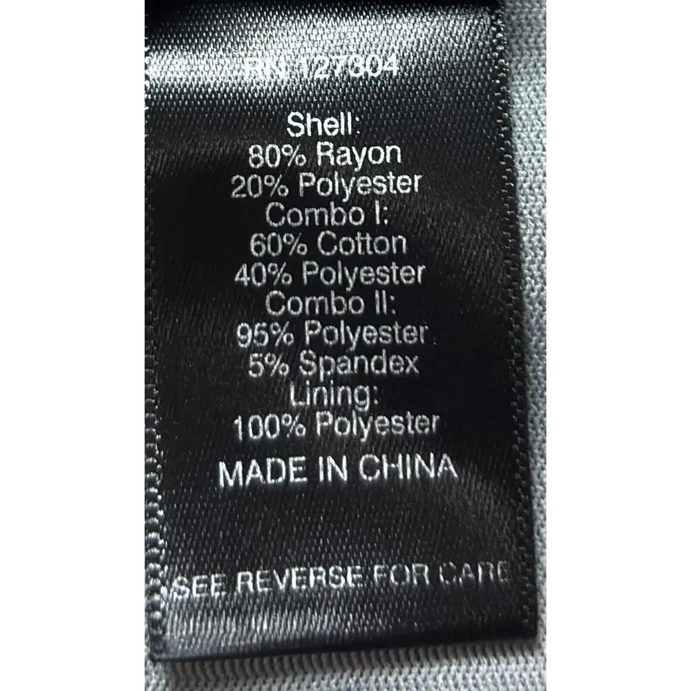 Ali Miles Top Size 1X Mesh Layered Animal Print Gray Aztec Boho Artsy Semi Sheer - Image 6