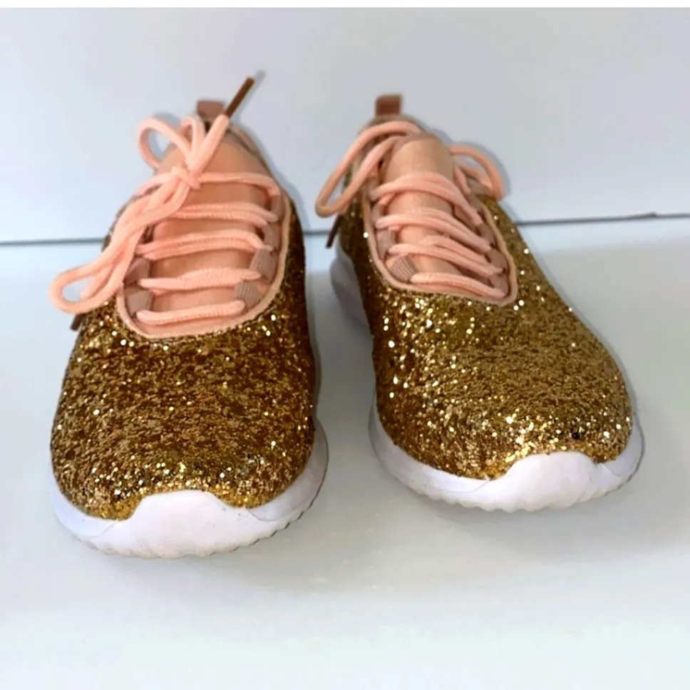 Geers by dream seek rose gold sparkle glitter sneakers size 7 Pink - Image 7
