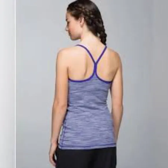 Lululemon Power Y Tank Luon Wee Stripe - Image 2