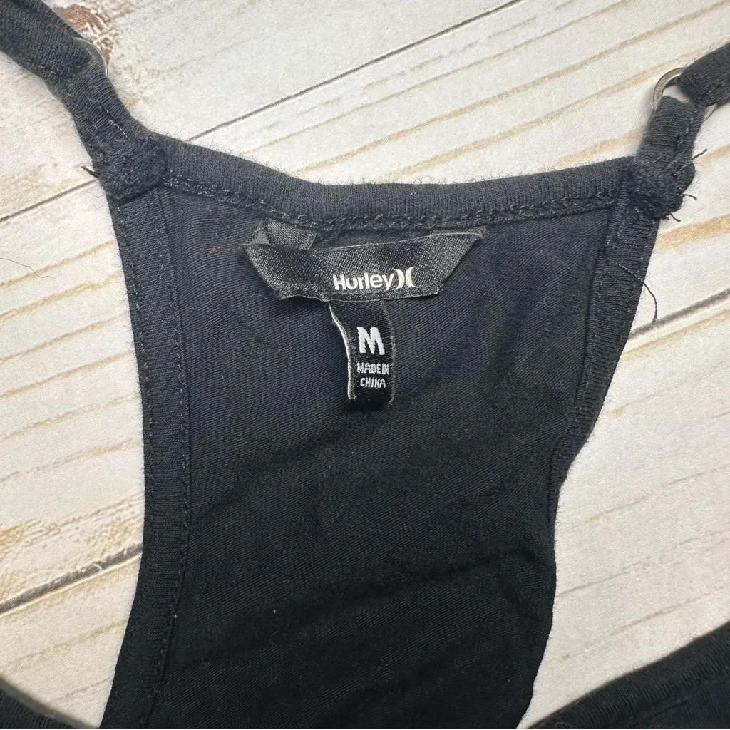 Hurley Black and White Striped Mini Dress - Image 3