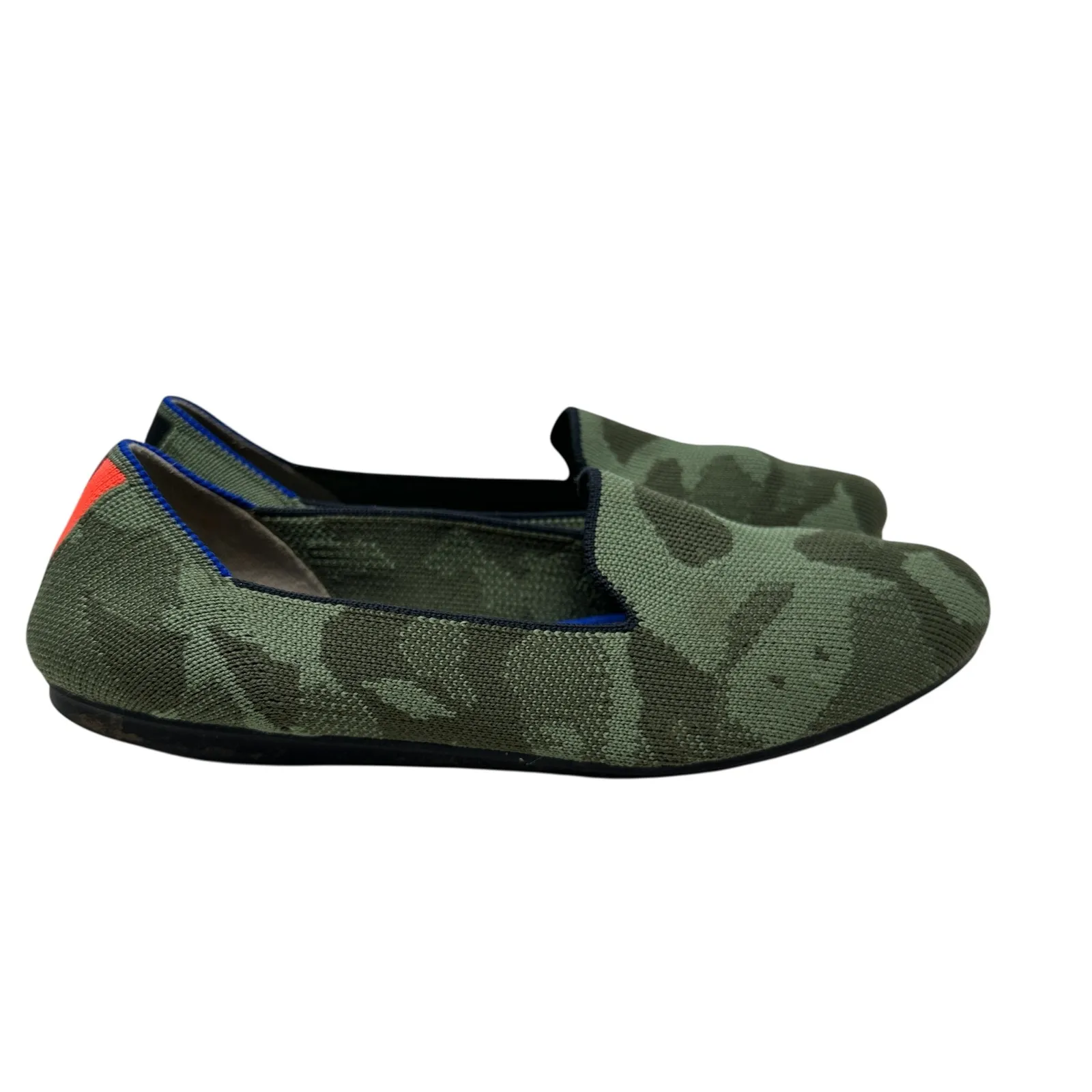 Rothy's The Loafer‎ Flats Knit Camouflage Print Green Size 7.5 - Image 5