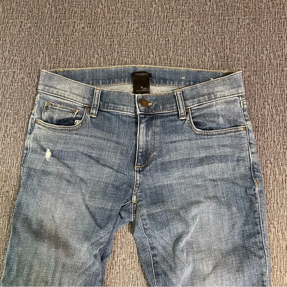 Ann Taylor Factory Jeans Blue Size 4 - Image 5