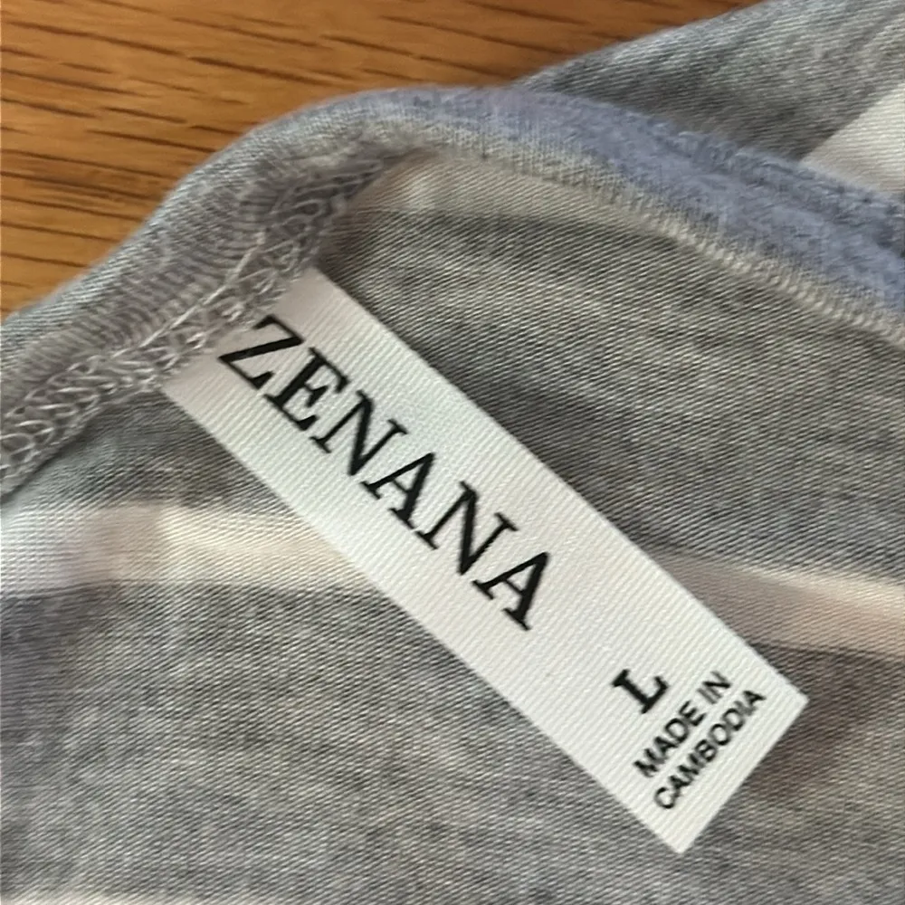 Striped Cami Tank Maxi Dress Sz L - Image 6